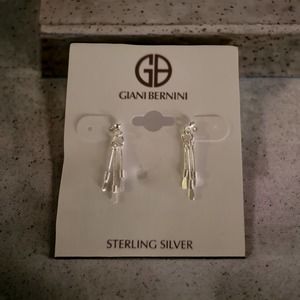 FINAL PRICE! Giani Bernini Sterling Silver Paddle Drop Earrings